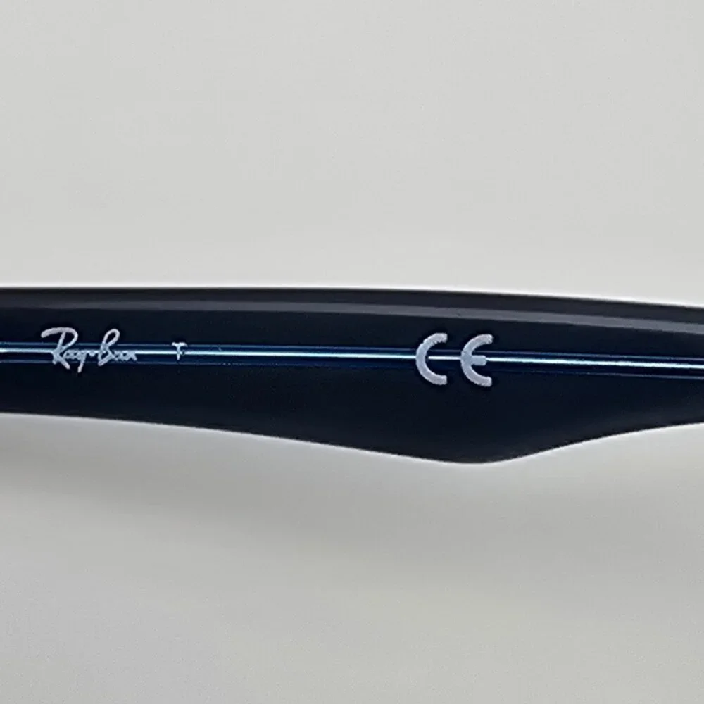 Ray-Ban RB1555 3667 Blue on Crystal Blue Kids Eyeglasses Frame w/ Flexhinge 46mm
